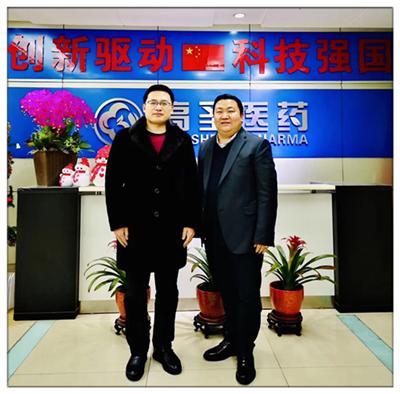 热烈欢迎涪陵中心医院王栋主任一行来高圣医药交流访问